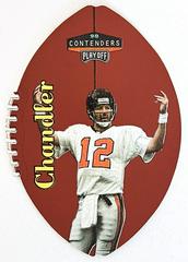 Chris Chandler [Gold] #6 Football Cards 1998 Playoff Contenders Leather Prices