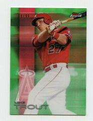 Mike Trout [Green Refractor] Baseball Cards 2016 Topps Finest Prices