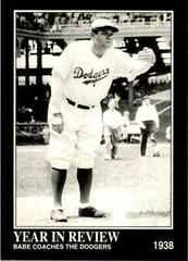 Babe Coaches the Dodgers #28 Baseball Cards 1992 Megacards Babe Ruth Prices