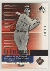 Joe DiMaggio #134 Baseball Cards 2004 SP Authentic Prices