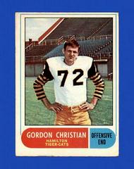 Gordon Christian Football Cards 1968 O Pee Chee CFL Prices