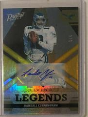 Randall Cunningham [Autograph Gold] Football Cards 2022 Panini Prestige Living Legends Prices