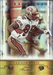 Vernon Davis #85 Football Cards 2008 Playoff Prestige Prices