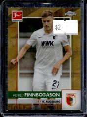 Alfred Finnbogason [Gold Wave Refractor] Soccer Cards 2020 Topps Chrome Bundesliga Prices