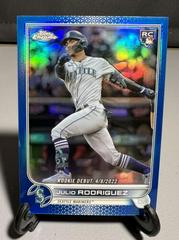 Julio Rodriguez [Blue] Baseball Cards 2022 Topps Chrome Update Prices