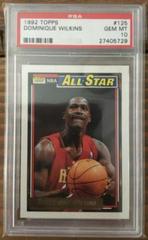 Dominique Wilkins #125 Basketball Cards 1992 Topps Prices