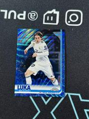 Luka Modric [Blue Wave Refractor] #25 Soccer Cards 2018 Topps Chrome UEFA Champions League Prices