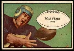 Tom Fears Football Cards 1953 Bowman Prices