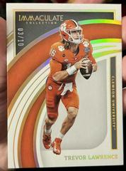Trevor Lawrence [Gold] #21 Football Cards 2022 Panini Immaculate Collegiate Prices