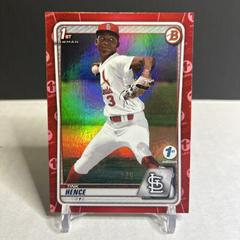 Tink Hence [Red Foil] #BD-86 Baseball Cards 2020 Bowman Draft 1st Edition Prices