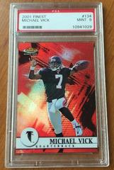 Michael Vick #134 Football Cards 2001 Topps Finest Prices