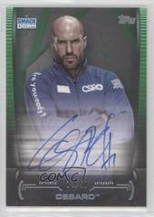 Cesaro [Green] Wrestling Cards 2021 Topps WWE Undisputed Superstar Roster Autographs Prices
