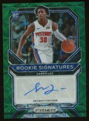 Saben Lee [Choice Green Prizm] Basketball Cards 2020 Panini Prizm Rookie Signatures Prices