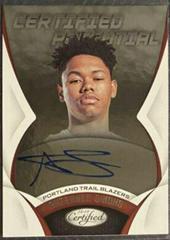 Anfernee Simons #CP-AS Basketball Cards 2018 Panini Certified Potential Autographs Prices