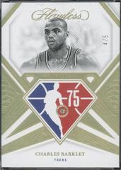 Charles Barkley #102 Basketball Cards 2021 Panini Flawless Prices