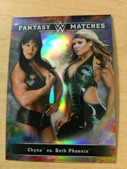 Beth Phoenix, Chyna #FM-2 Wrestling Cards 2020 Topps WWE Chrome Fantasy Matches Prices