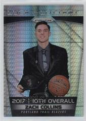 Zach Collins [Hyper Prizm] #ZCO Basketball Cards 2017 Panini Prizm Luck of the Lottery Prices