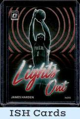 James Harden [Red Wave] #9 Basketball Cards 2022 Panini Donruss Optic Lights Out Prices