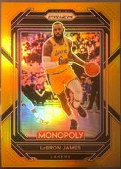 LeBron James [Gold] Basketball Cards 2022 Panini Prizm Monopoly Prices