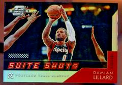 Damian Lillard #5 Basketball Cards 2021 Panini Contenders Optic Suite Shots Prices