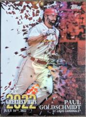 Paul Goldschmidt Baseball Cards 2023 Topps 2022 Greatest Hits Prices