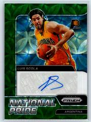 Luis Scola [Asia Jade] #NPS-LSC Basketball Cards 2021 Panini Chronicles National Pride Signatures Prices