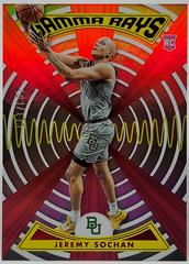 Jeremy Sochan [Red] #ZG-JSO Basketball Cards 2022 Panini Chronicles Draft Picks Gamma Rays Prices