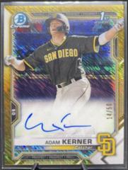 Adam Kerner [Gold Shimmer Refractor] #CPA-AK Baseball Cards 2021 Bowman Chrome Prospect Autographs Prices