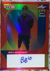 Ben Broggio [Red] Soccer Cards 2022 Leaf Vivid Autographs Prices