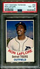 Ron Leflore Signed 1977 Hostess Baseball Card - Detroit Tigers