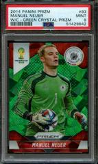 Manuel Neuer [Green Crystal Prizm] Soccer Cards 2014 Panini Prizm World Cup Prices