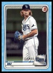 Shane Baz [Sky Blue] Baseball Cards 2020 Bowman Draft Prices