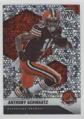 Anthony Schwartz [No Huddle Silver] Football Cards 2021 Panini Mosaic Rookie Variations Prices