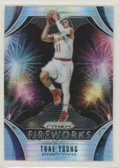 Trae Young [Hyper Prizm] #25 Basketball Cards 2019 Panini Prizm Fireworks Prices