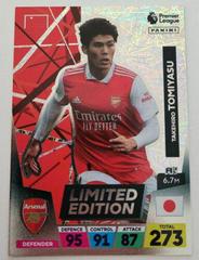 Takehiro Tomiyasu Soccer Cards 2022 Panini Adrenalyn XL Premier League Limited Edition Prices
