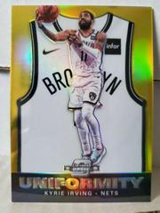 Kyrie Irving [Gold] Basketball Cards 2019 Panini Contenders Optic Uniformity Prices