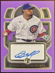 Christopher Morel [Purple] Baseball Cards 2023 Topps Definitive Rookie Autographs Collection Prices