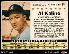 Al Kaline [Hand Cut] #35 Baseball Cards 1961 Post Cereal Prices