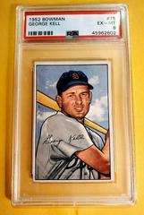 George Kell #75 Baseball Cards 1952 Bowman Prices