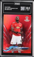 Paul Pogba [Red Refractor] Soccer Cards 2017 Topps Chrome UEFA Champions League Prices