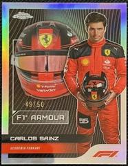 Carlos Sainz #AM-CS Racing Cards 2023 Topps Chrome Formula 1 Armour Prices