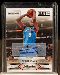 Serge Ibaka [Draft Picks Autograph] Basketball Cards 2009 Panini Prestige Prices