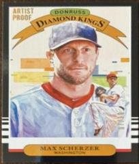 Max Scherzer [Artist Proof] Baseball Cards 2019 Panini Donruss Prices