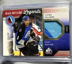 Teemu Selanne [Patch] #HOF-TS Hockey Cards 2021 SP Game Used HOF Legends Sweaters Prices