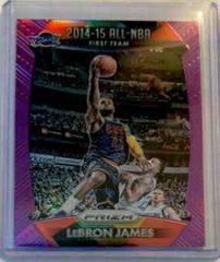 LeBron James [Purple Prizm] Basketball Cards 2015 Panini Prizm Prices