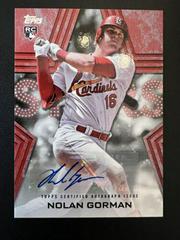 Nolan Gorman [Red] #BSA-NG Baseball Cards 2023 Topps Series 1 Stars Autographs Prices