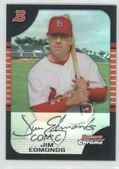 Jim Edmonds [Refractor] #14 Baseball Cards 2005 Bowman Chrome Prices