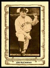 Joe McCarthy #58 Baseball Cards 1981 Cramer Legends Prices