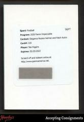 Tee Higgins [Helmet, Patch Autograph] Football Cards 2020 Panini Impeccable Prices