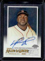 David Ortiz #ACG-DO Baseball Cards 2020 Topps Allen & Ginter Chrome Autographs Prices
